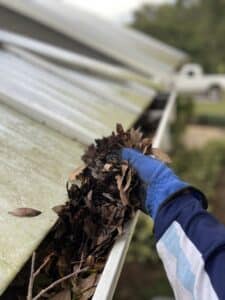 Gutter cleaning